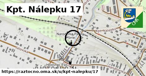 Kpt. Nálepku 17, Ráztočno