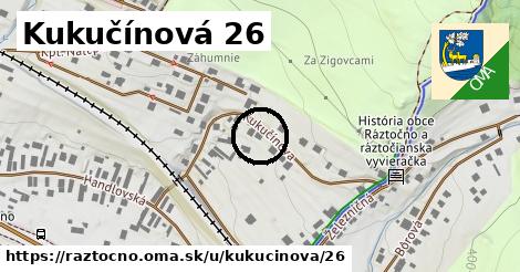 Kukučínová 26, Ráztočno