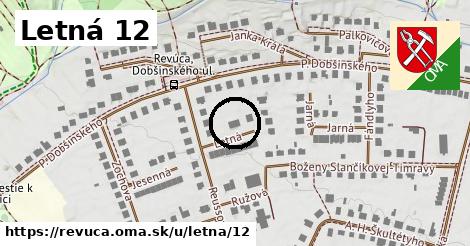 Letná 12, Revúca