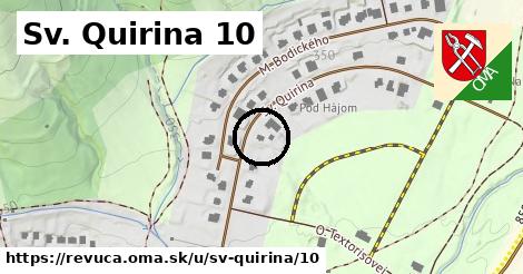 Sv. Quirina 10, Revúca