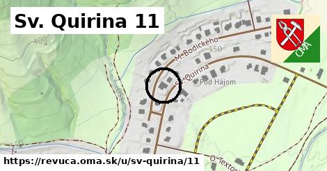 Sv. Quirina 11, Revúca