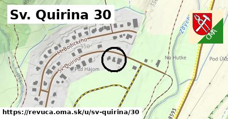 Sv. Quirina 30, Revúca