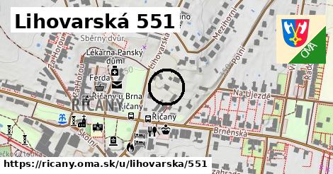 Lihovarská 551, Říčany