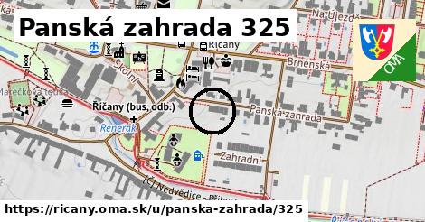 Panská zahrada 325, Říčany