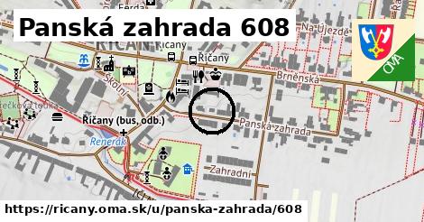 Panská zahrada 608, Říčany