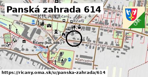 Panská zahrada 614, Říčany