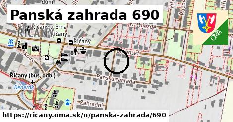 Panská zahrada 690, Říčany