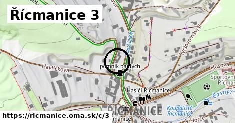 Řícmanice <span class="supisne">3</span>