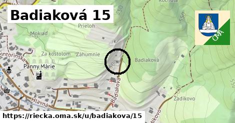 Badiaková 15, Riečka