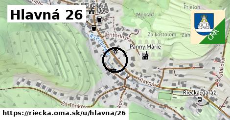 Hlavná 26, Riečka