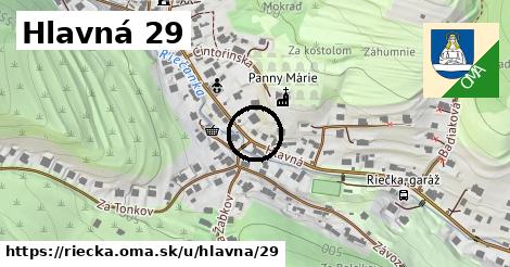 Hlavná 29, Riečka