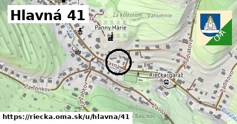 Hlavná 41, Riečka