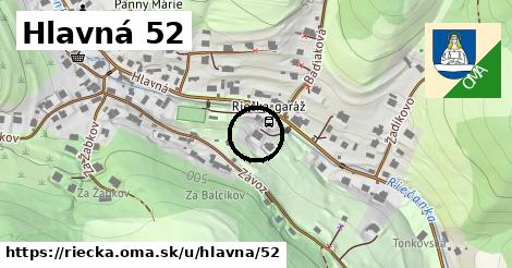 Hlavná 52, Riečka