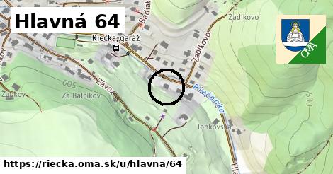 Hlavná 64, Riečka