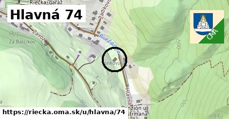 Hlavná 74, Riečka