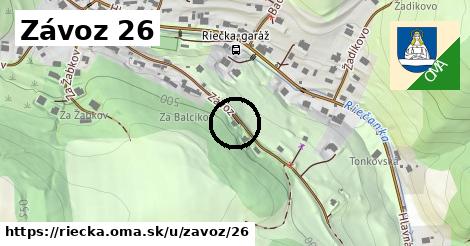 Závoz 26, Riečka