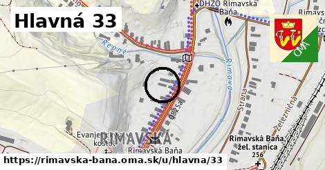 Hlavná 33, Rimavská Baňa