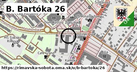 B. Bartóka 26, Rimavská Sobota