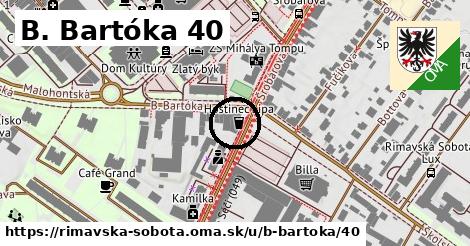 B. Bartóka 40, Rimavská Sobota