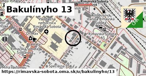 Bakulínyho 13, Rimavská Sobota