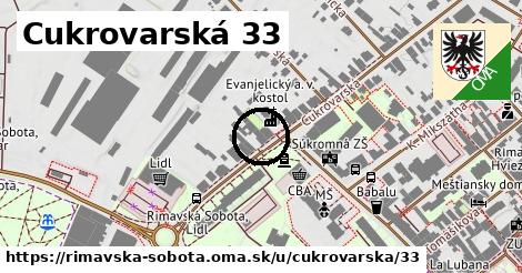 Cukrovarská 33, Rimavská Sobota