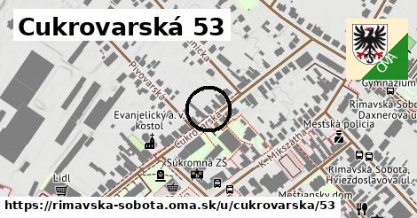 Cukrovarská 53, Rimavská Sobota