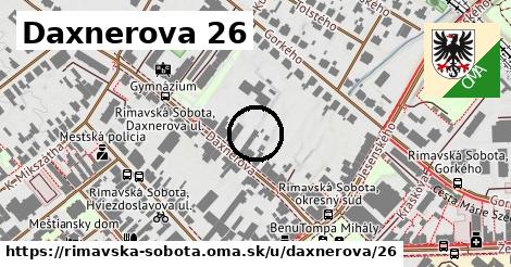 Daxnerova 26, Rimavská Sobota