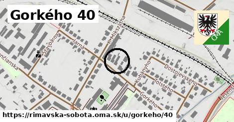 Gorkého 40, Rimavská Sobota