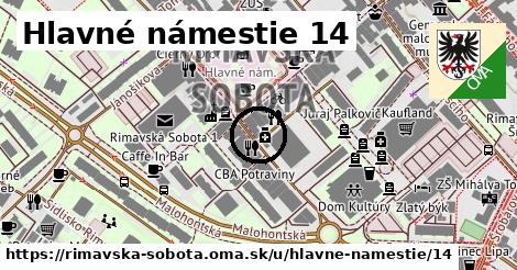 Hlavné námestie 14, Rimavská Sobota