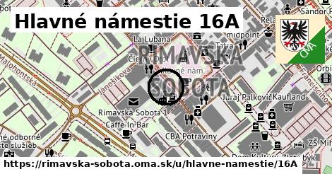 Hlavné námestie 16A, Rimavská Sobota