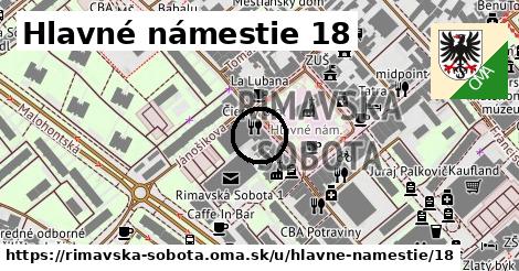 Hlavné námestie 18, Rimavská Sobota