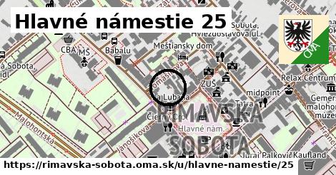 Hlavné námestie 25, Rimavská Sobota