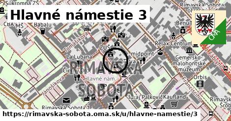 Hlavné námestie 3, Rimavská Sobota