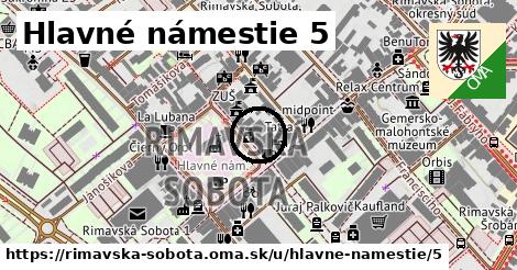 Hlavné námestie 5, Rimavská Sobota