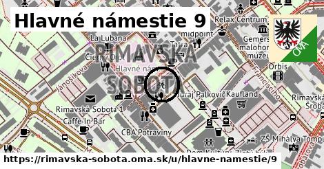 Hlavné námestie 9, Rimavská Sobota