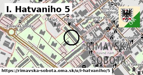 I. Hatvaniho 5, Rimavská Sobota