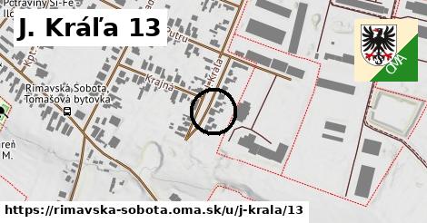 J. Kráľa 13, Rimavská Sobota