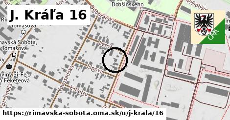 J. Kráľa 16, Rimavská Sobota