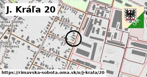 J. Kráľa 20, Rimavská Sobota