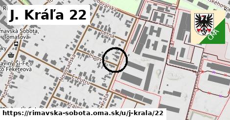 J. Kráľa 22, Rimavská Sobota