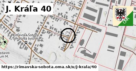 J. Kráľa 40, Rimavská Sobota