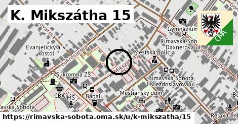 K. Mikszátha 15, Rimavská Sobota