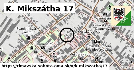 K. Mikszátha 17, Rimavská Sobota