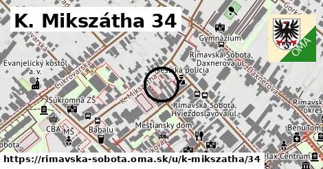 K. Mikszátha 34, Rimavská Sobota