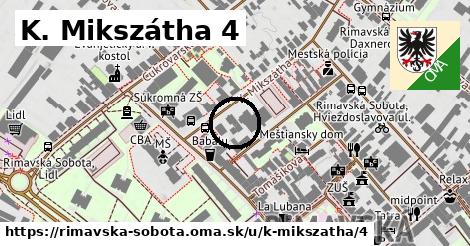 K. Mikszátha 4, Rimavská Sobota