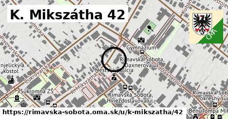 K. Mikszátha 42, Rimavská Sobota