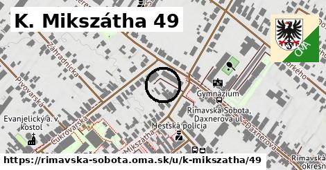 K. Mikszátha 49, Rimavská Sobota