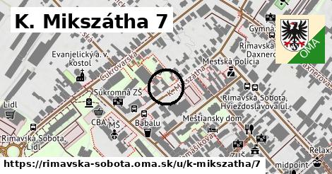 K. Mikszátha 7, Rimavská Sobota