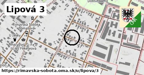 Lipová 3, Rimavská Sobota