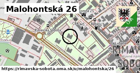 Malohontská 26, Rimavská Sobota